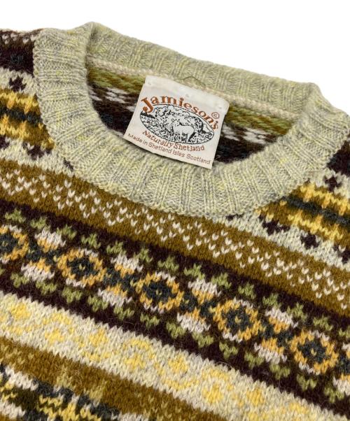 Jamieson’s Knitwear（ジャミーソンズニットウェア）Jamieson’s Knitwear (ジャミーソンズニットウェア) ニット ベージュ サイズ:XLの古着・服飾アイテム