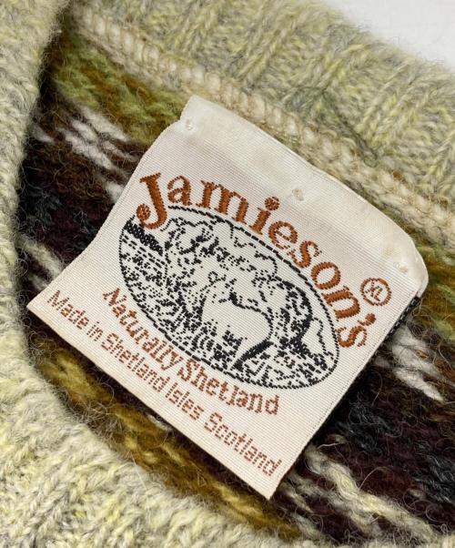 Jamieson’s Knitwear（ジャミーソンズニットウェア）Jamieson’s Knitwear (ジャミーソンズニットウェア) ニット ベージュ サイズ:XLの古着・服飾アイテム