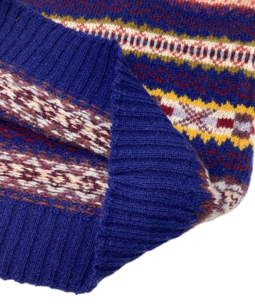 Jamieson’s Knitwear（ジャミーソンズニットウェア）Jamieson’s Knitwear (ジャミーソンズニットウェア) ニットベスト ネイビー サイズ:Lの古着・服飾アイテム