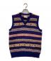 Jamieson’s Knitwear（ジャミーソンズニットウェア）の古着「ニットベスト」｜ネイビー