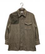 Burberry'sバーバリー）の古着「ガンクラブチェックハンティングシャツ」｜ブラウン