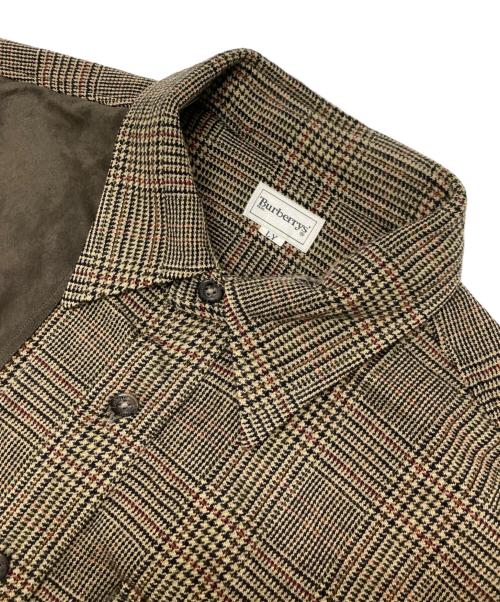 Burberry's（バーバリー）Burberry's (バーバリーズ) ガンクラブチェックハンティングシャツ ブラウン サイズ:LYの古着・服飾アイテム