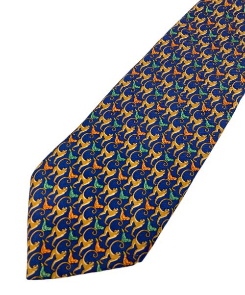 Salvatore Ferragamo（サルヴァトーレ フェラガモ）Salvatore Ferragamo (サルヴァトーレ フェラガモ) ネクタイ ネイビー サイズ:-の古着・服飾アイテム