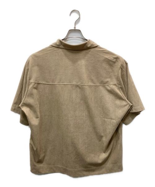 TOWN CRAFT（タウンクラフト）TOWN CRAFT (タウンクラフト) レースアップカットソー ブラウン サイズ:Lの古着・服飾アイテム