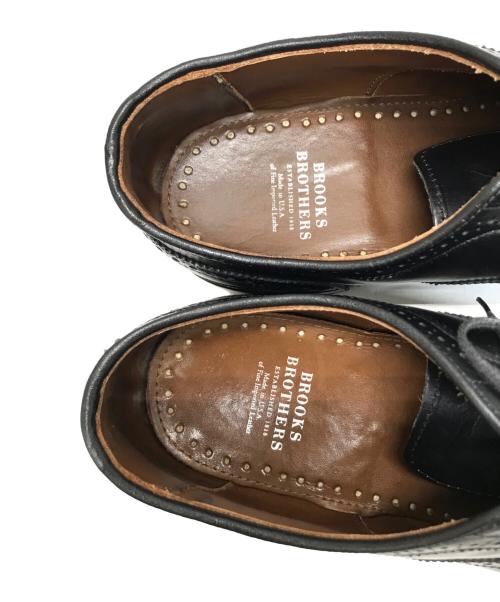 BROOKS BROTHERS（ブルックスブラザーズ）BROOKS BROTHERS (ブルックスブラザーズ) ウィングチップシューズ ブラック サイズ:10Eの古着・服飾アイテム