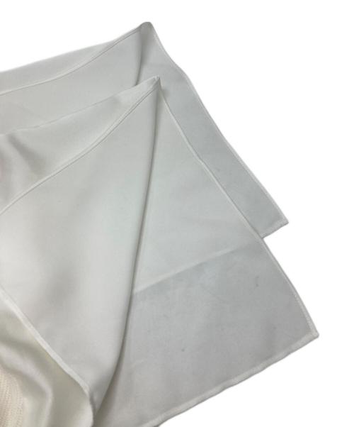 DES PRES（デ プレ）DES PRES (デ プレ) ファブリックコンビ ボートネックプルオーバー ホワイト サイズ:Fの古着・服飾アイテム