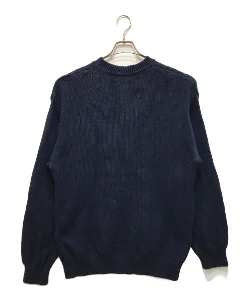 Eddie Bauer（エディーバウアー）Eddie Bauer (エディーバウアー) コットンニット ネイビー サイズ:Mの古着・服飾アイテム