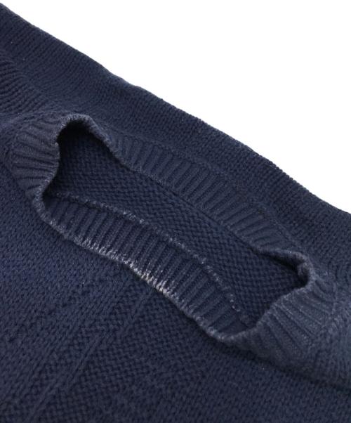 Eddie Bauer（エディーバウアー）Eddie Bauer (エディーバウアー) コットンニット ネイビー サイズ:Mの古着・服飾アイテム