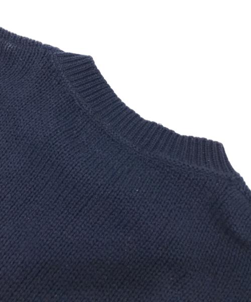 Eddie Bauer（エディーバウアー）Eddie Bauer (エディーバウアー) コットンニット ネイビー サイズ:Mの古着・服飾アイテム