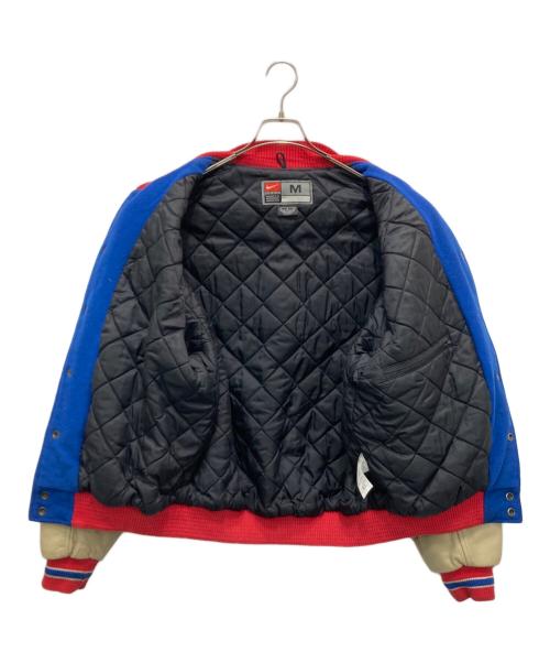 NIKE（ナイキ）NIKE (ナイキ) NFL (エヌエフエル) レザー切替スタジャン ブルー サイズ:Mの古着・服飾アイテム