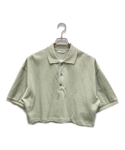 CLANE（クラネ）CLANE (クラネ) CROPPED POLO TOPS グリーン サイズ:1 未使用品の古着・服飾アイテム