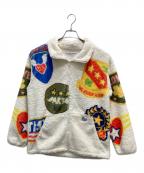 THE MUSEUM VISITORザミュージアムビジター）の古着「フリースジャケット」｜ホワイト