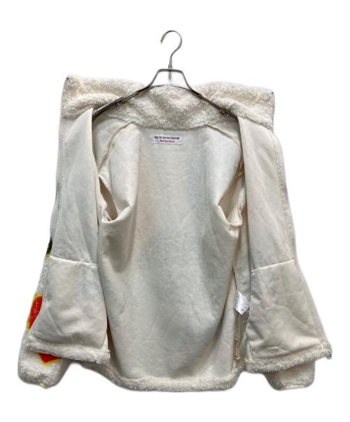 THE MUSEUM VISITOR（ザミュージアムビジター）THE MUSEUM VISITOR (ザミュージアムビジター) フリースジャケット ホワイト サイズ:Mの古着・服飾アイテム