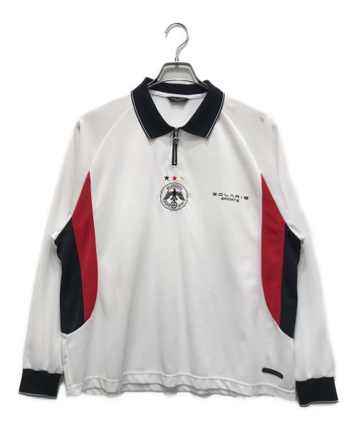 solaris sports（ソラリススポーツ）solaris sports (ソラリススポーツ) L/S FOOTBALL SHIRT ホワイト サイズ:1の古着・服飾アイテム