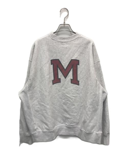 blurhms ROOTSTOCK（ブラームスルーツストック）blurhms ROOTSTOCK (ブラームスルーツストック) PRINT Sweat Crew-neck P/O グレー サイズ:2の古着・服飾アイテム