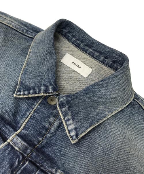 MARKA（マーカ）MARKA (マーカ) ORGANIC COTTON 13.5oz SELVEDGE DENIM TYPE-1 DENIM JACKET インディゴ サイズ:2の古着・服飾アイテム