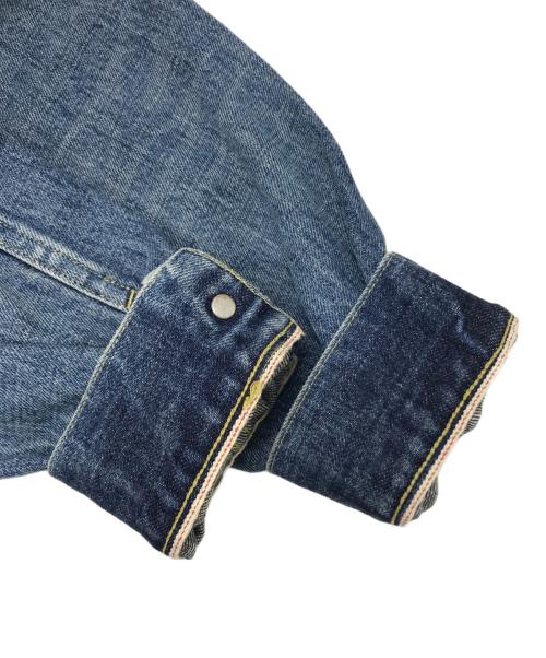 MARKA（マーカ）MARKA (マーカ) ORGANIC COTTON 13.5oz SELVEDGE DENIM TYPE-1 DENIM JACKET インディゴ サイズ:2の古着・服飾アイテム