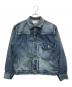MARKA（マーカ）の古着「ORGANIC COTTON 13.5oz SELVEDGE DENIM TYPE-1 DENIM JACKET」｜インディゴ