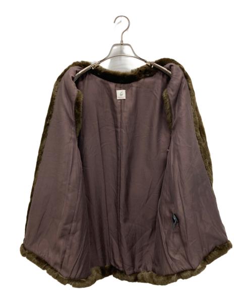 6(ROKU) BEAUTY&YOUTH（ロク ビューティーアンドユース）6(ROKU) BEAUTY&YOUTH (ロク ビューティーアンドユース) FAKE MINK FUR VEST/ベスト ブラウン サイズ:Sの古着・服飾アイテム