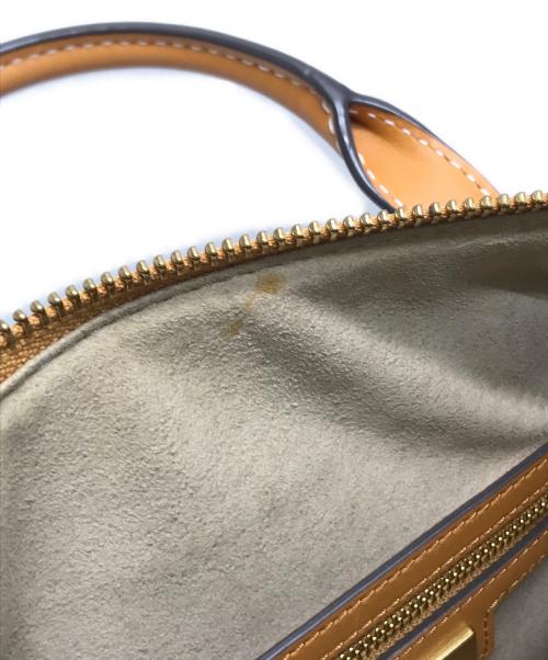 TORY BURCH（トリーバーチ）TORY BURCH (トリーバーチ) モノグラムジャガード刺繍バッグ ブラウンの古着・服飾アイテム