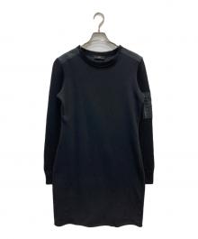 DIESEL（ディーゼル）の古着「スウェットワンピース」｜ブラック
