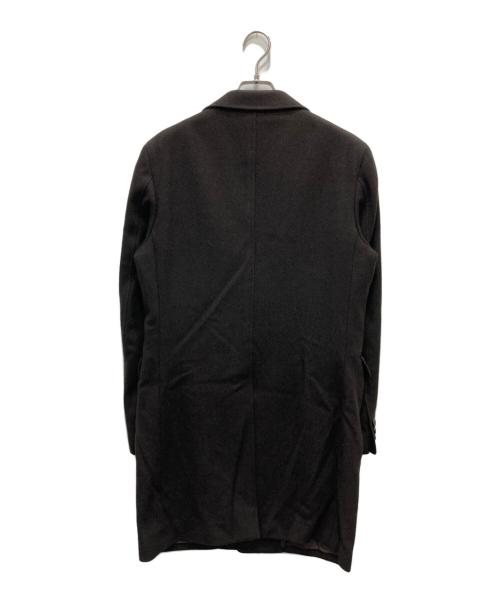 EDIFICE（エディフィス）EDIFICE (エディフィス) ウール カシミヤチェスターコート ブラウン サイズ:44の古着・服飾アイテム