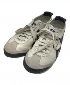 Onitsuka Tigerオニツカタイガー）の古着「ローカットスニーカー」｜ベージュ×ネイビー