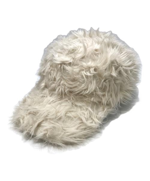 GIVENCHY（ジバンシィ）GIVENCHY (ジバンシィ) フェイクファーキャップ ベージュの古着・服飾アイテム