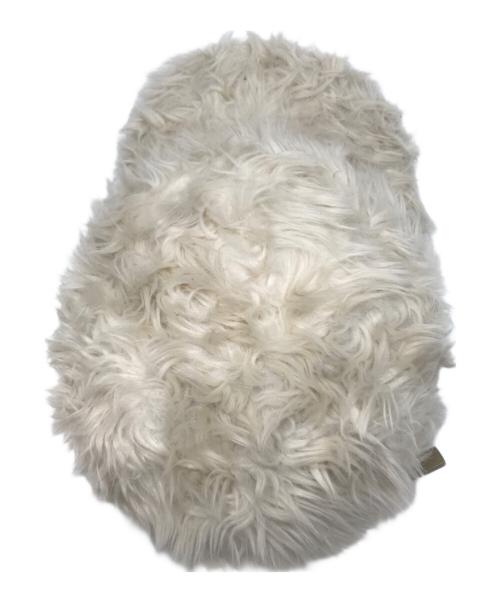 GIVENCHY（ジバンシィ）GIVENCHY (ジバンシィ) フェイクファーキャップ ベージュの古着・服飾アイテム