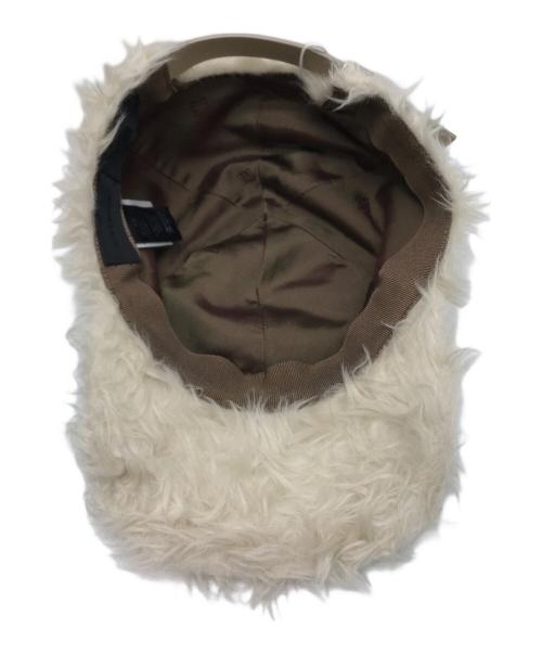 GIVENCHY（ジバンシィ）GIVENCHY (ジバンシィ) フェイクファーキャップ ベージュの古着・服飾アイテム