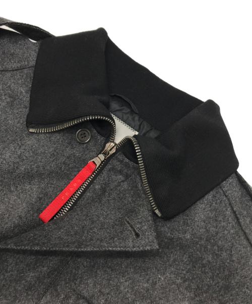 PRADA SPORTS（プラダスポーツ）PRADA SPORTS (プラダスポーツ) サイドジップウールダウンプルオーバー グレー サイズ:46の古着・服飾アイテム