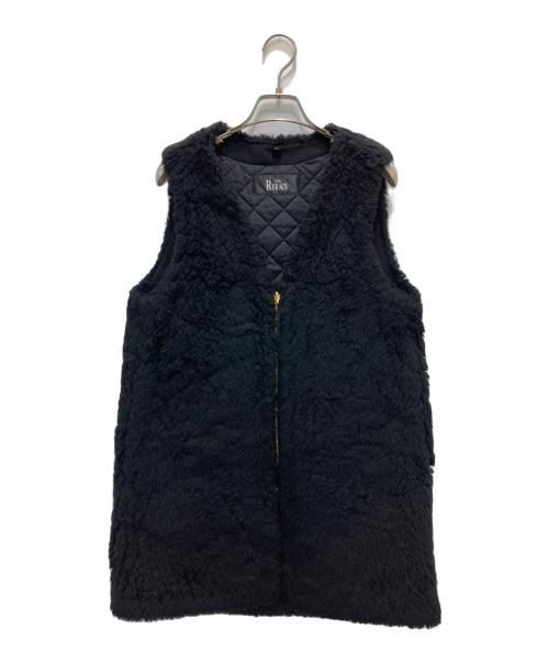 THE RERACS（ザ リラクス）THE RERACS (ザ リラクス) ボアライナーベスト ブラック サイズ:FREEの古着・服飾アイテム