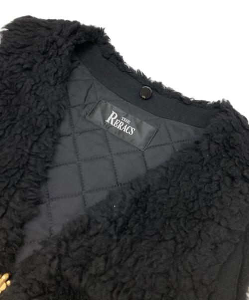 THE RERACS（ザ リラクス）THE RERACS (ザ リラクス) ボアライナーベスト ブラック サイズ:FREEの古着・服飾アイテム