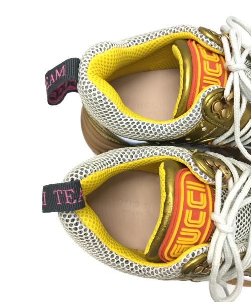 GUCCI（グッチ）GUCCI (グッチ) グッチ フラッシュトレック SEGA ゴールド サイズ:36 1/2の古着・服飾アイテム