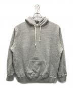 orSlowオアスロウ）の古着「LOOPWHEEL HOODED SWEATSHIRT」｜グレー