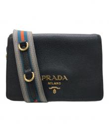 PRADA（プラダ）の古着「ショルダーバッグ」｜ブラック