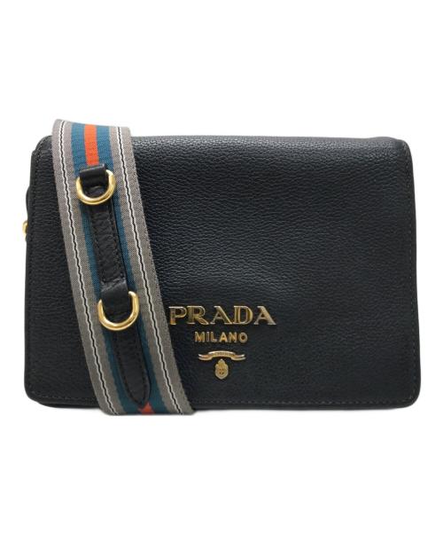 PRADA（プラダ）PRADA (プラダ) ショルダーバッグ ブラックの古着・服飾アイテム