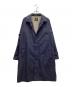 GOLDWIN（ゴールドウイン）の古着「バルカラーコート」｜ネイビー