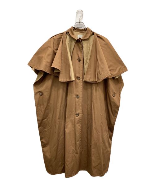 Heimkunft（ハイムクンフト）Heimkunft (ハイムクンフト) ケープコート ブラウン サイズ:FREEの古着・服飾アイテム