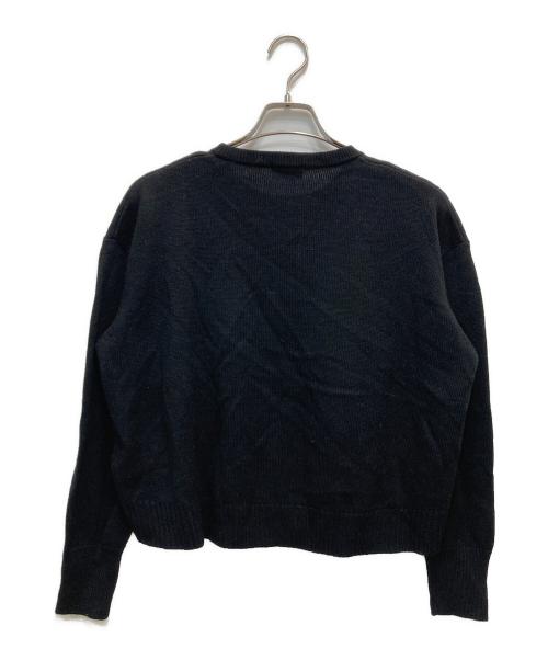 DIESEL（ディーゼル）DIESEL (ディーゼル) クロップドニット ブラック サイズ:12の古着・服飾アイテム