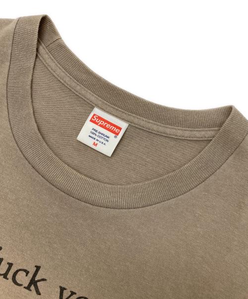 SUPREME（シュプリーム）SUPREME (シュプリーム) They Fuck You Up Tee ベージュ サイズ:Mの古着・服飾アイテム