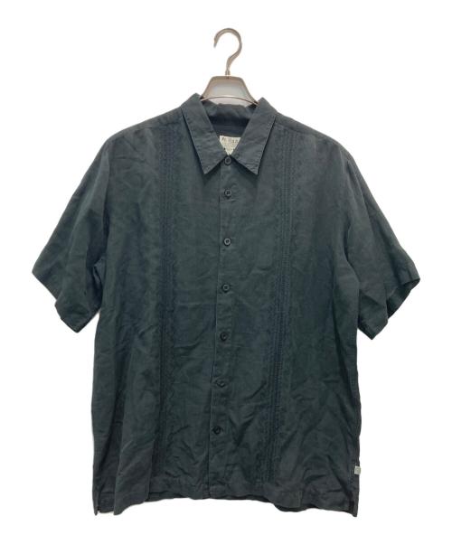 SOLITUDE（ソリテュード）SOLITUDE (ソリテュード) キューバシャツ ブラック サイズ:XLの古着・服飾アイテム