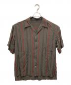CLANE HOMMEクラネ オム）の古着「オープンカラーシャツ」｜ブラウン