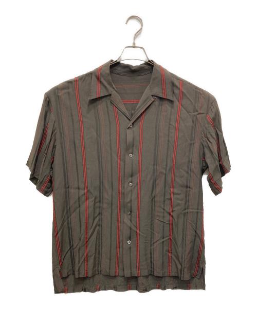 CLANE HOMME（クラネ オム）CLANE HOMME (クラネ オム) オープンカラーシャツ ブラウン サイズ:2の古着・服飾アイテム