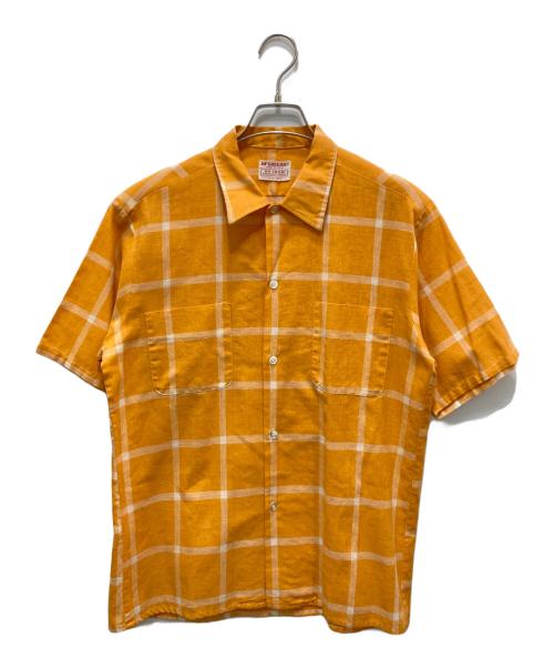McGREGOR（マクレガー）McGREGOR (マクレガー) オープンカラーシャツ オレンジ サイズ:Mの古着・服飾アイテム