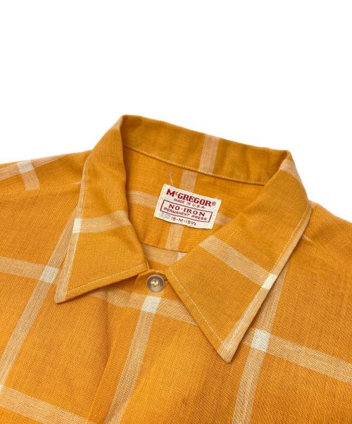 McGREGOR（マクレガー）McGREGOR (マクレガー) オープンカラーシャツ オレンジ サイズ:Mの古着・服飾アイテム