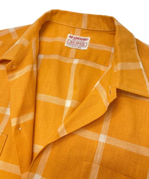 McGREGOR（マクレガー）McGREGOR (マクレガー) オープンカラーシャツ オレンジ サイズ:Mの古着・服飾アイテム