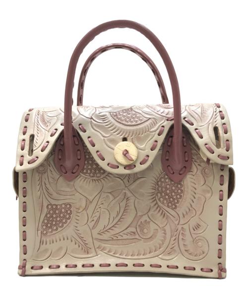 Carving Tribes（カービングトライブス）Carving Tribes (カービングトライブス) バッグ ピンクの古着・服飾アイテム