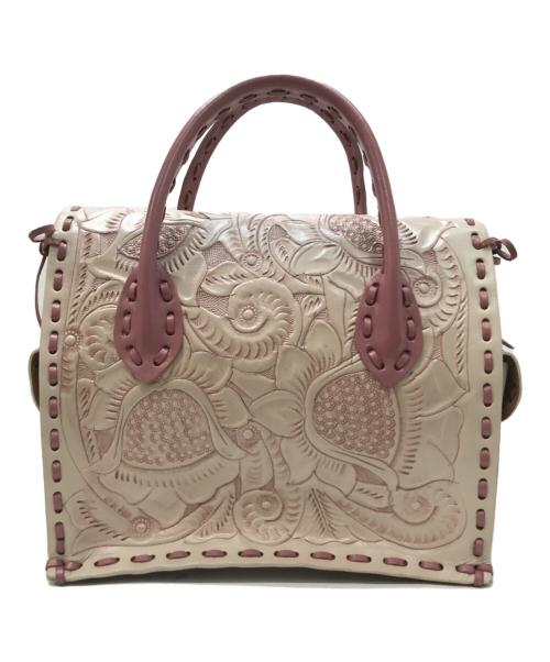 Carving Tribes（カービングトライブス）Carving Tribes (カービングトライブス) バッグ ピンクの古着・服飾アイテム