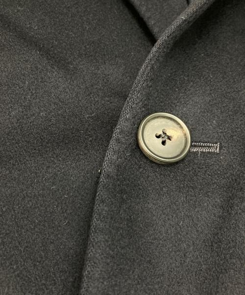 BARNEYS NEWYORK（バーニーズ・ニューヨーク）BARNEYS NEWYORK (バーニーズ・ニューヨーク) カシミヤコート ブラック サイズ:52の古着・服飾アイテム